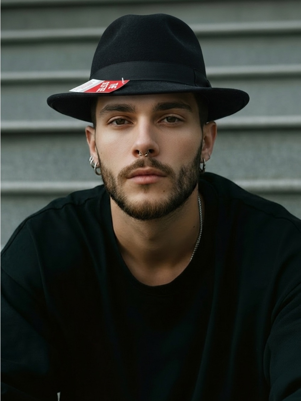Golden Gate Hat Company Softee Crushable Packable Unisex Wool Fedora Black